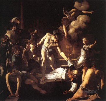 聖マタイの殉教 カラヴァッジョのヌード Oil Paintings